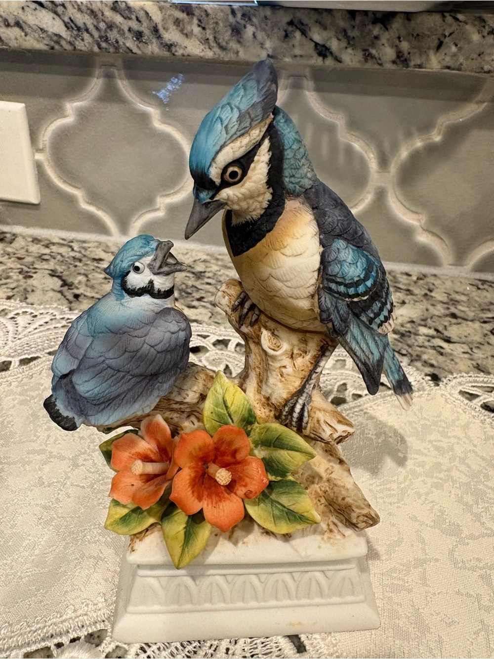 Vintage "Blue Jay" - Birds Figurine Limited Edition Series 9347 | Napcoware